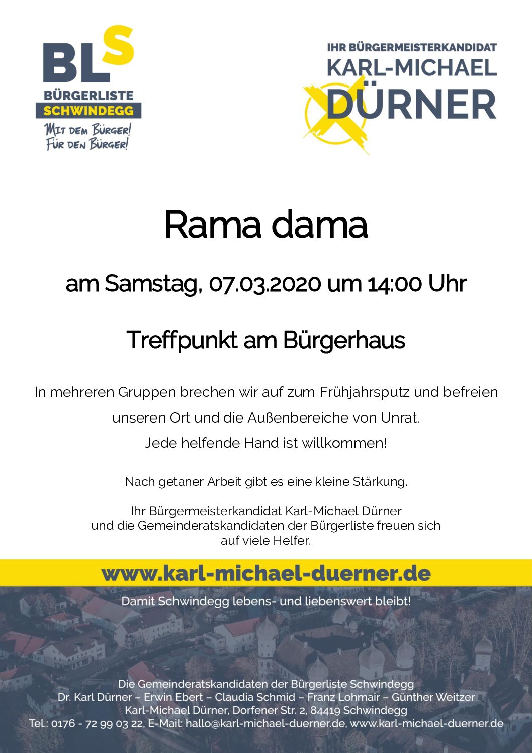 Aufruf zum Rama Dama